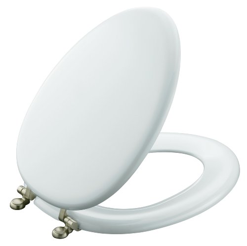 KOHLER K-4701-BN-0 Kathryn Toilet Seat, White