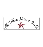 Keepsake Lettering, Celestial Scrap Studio, I'll Follow, Black- I'll Follow Him in Faith- Perfect for Scrapbooking, Card Making and Designing, and Adding Decorative Touches to Picture Frames and Other Home Decor- Record All Your Favorite Memories with These Keepsake Letterings- LDS Families, Primary, Young Womens, Young Mens, Releif Society, Priesthood