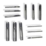 Heavy-Duty 12-Piece Hollow Punch Set - Metal, Wood, Leather, Plastic