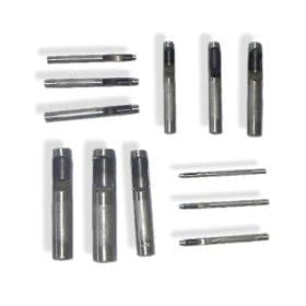 Heavy-Duty 12-Piece Hollow Punch Set - Metal, Wood, Leather, Plastic: Home Improvement