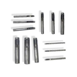 Click here to buy Heavy-Duty 12-Piece Hollow Punch Set - Metal, Wood, Leather, Plastic by RRT.