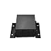 IWI T Series Steel Face Rubber Dock Bumper, Rectangular, Laminated, Horizontal Mount, 4 Holes, 10" Length, 14" Width, 6-3/4" Depth