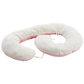 By Carla Cuddle Me Pregnancy Support Pillow, Pink Polka