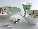 Two Dishes and a Cup-Melon