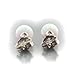 Trustmark 925 Sterling Silver 6mm Fiery White Created Opal Ball Stud Post Earrings, Lorraine