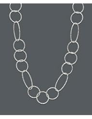 Sterling Silver Oval Ring Necklace