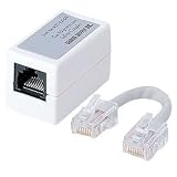 Sanwa Supply RJ45 Cat5e Cat5 Crossover Inline Coupler