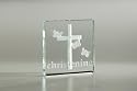 Christening Glass Gift Token - Mini Spaceform Token