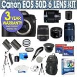 Canon EOS 50D 15.1 MPDigital SLR Camera with Canon EF-S 18-55mm f/3.5-5.6 I ....