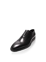 E.GOISTO Zapatos Oxford Brouge (Negro)