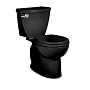 American Standard 2384.012.178 Cadet-3 Round Front Two-Piece Toilet with 12-Inch Rough-In, Black