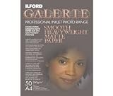 Ilford Galerie Smooth Heavyweight Matte 21 X 29.7Cm (A4) X 50 Sheets - 200Gsm Inkjet Media