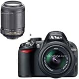 Nikon D3100 14.2MP Digital SLR Camera with 18 55mm f/3.5 5.6 VR & 55 200 f/4 5.6G IF ED AF S DX VR Nikkor Zoom Lenses 31aFTMLDHKL. SL160 Nikon D3100 14.2MP Digital SLR Camera with 18 55mm f/3.5 5.6 VR & 55 200 f/4 5.6G IF ED AF S DX VR Nikkor Zoom Lenses