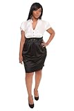 Torrid Plus Size Black and White Pocket Secretary Dress