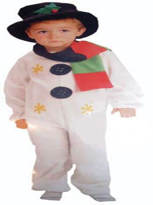 Childrens Toyshop  Toys : Snowman Toddler Fancy Dress Costume Age 2-4