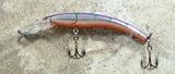Jlvlures JLV Lures Raptor Minnow Freshwater Diver Purple Shiner : Walleye Sauger Pike Bass Steelhead Crankbait Deep Troll Tantalizing Curve Body Wobble Kicking Rattle Rattling Trolling Casting Cast Treble Bronze Hook Darting Structure Fishing Gravel Bottom Rock Stump