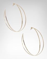Crisscross Hoop Earring