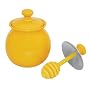 Livestrong by Chantal Sugar/Honey Bowl with Dripper, Glossy Golden Yellow