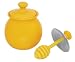 Livestrong by Chantal Sugar/Honey Bowl with Dripper, Glossy Golden Yellow