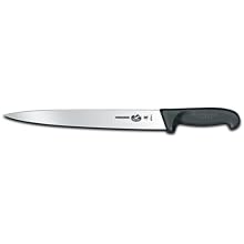 Victorinox Cutlery 12-Inch Semi-Flexible Slicing Knife, Black Fibrox Handle
