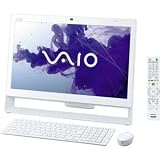 ソニー(VAIO) VAIO Jシリーズ (W7HP64/Ci5/21.5FHD/4G/BD/2T/WLAN/Office/TV) ホワイト VPCJ238FJ/W