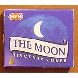 The Moon - Case of 12 Boxes, 10 Cones Each - HEM Incense From India
