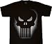 Search : Punisher Lighted Skull Black T-shirt Tee