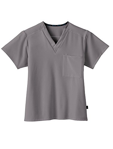 Classic Fit Collection by Jockey Unisex 1 Pocket Tri Blend Solid Scrub Top