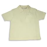Perry Ellis - Boys Short Sleeved Ribbed Polo, Ivory