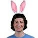 Beistle Company 35618 Soft Touch Bunny Ears Headband