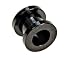 ANODIZED FLESH TUNNEL BLACK PLUG 6g - Sold Individually
