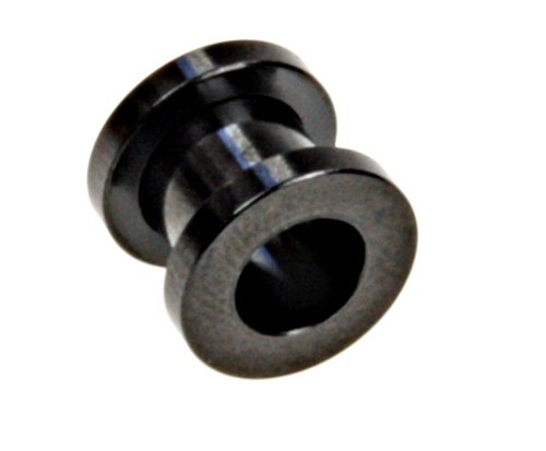 Childrens Toyshop  Jewelry : ANODIZED FLESH TUNNEL BLACK PLUG 6g - Sold Individually