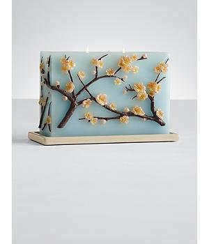 cherry blossoms candle