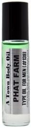 Town Body Oil Pure & Essential Oil 10ml / .33oz (Roll on Stick) (PHAT FARM)