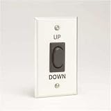 Draper 121005 MS-4R Multi-Station Motorized Screen and Lift Add-On Rocker Switch - Black/Silver