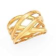 14K YELLOW GOLD HIGH POLISH RING 4.4G GOLD