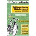 Fahrradkarte M�nchen S�dwest, Ammersee, Starnberger See, Isartal. 1:40000