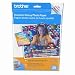 Electronics : Brother 8 1/2 x 11 Inch High Gloss Inkjet Paper 20 sheets (BP61GLL)