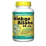 Jarrow Super Ginkgo 40 mg, 125 tabs