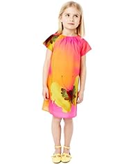 Autograph Pure Cotton Butterfly Print Dress