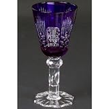 24% CRYSTAL COBALT BLUE KIDDUSH GOBLET