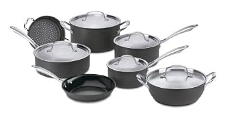 Cuisinart GG-12 GreenGourmet Nonstick Hard-Anodized 12-Piece Cookware Set Cuisinart GG-12 GreenGourmet Nonstick Hard-Anodized 12-Piece Cookware Set