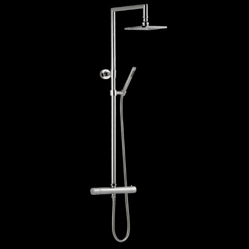Tiamo Designer Thermostatic Shower Faucet System with Over Head And Handset