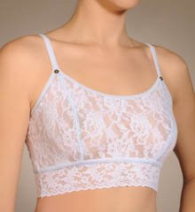 Hanky Panky Daisy Dukes Long Lined Bralette (484221) M/White