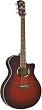 Yamaha APX500 - Dark Red Burst 6-string Thinline Acoustic/Electric Guitar