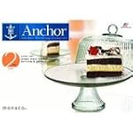 Anchor Hocking Monaco Cake Set with Ribbed Dome