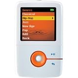 Creative Zen V 1 GB Portable Media Player (White/Orange)