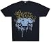 ALICE IN CHAINS - Triple Skull Tour - Black 30/1 Singles Cotton T-shirt