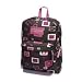 JanSport SuperBreak Backpack / Bookbag (Chocolate Chip/Pink Daiquiri 2 Square)