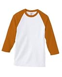 Adult 3/4 Sleeve Raglan Baseball Jersey Shirt
